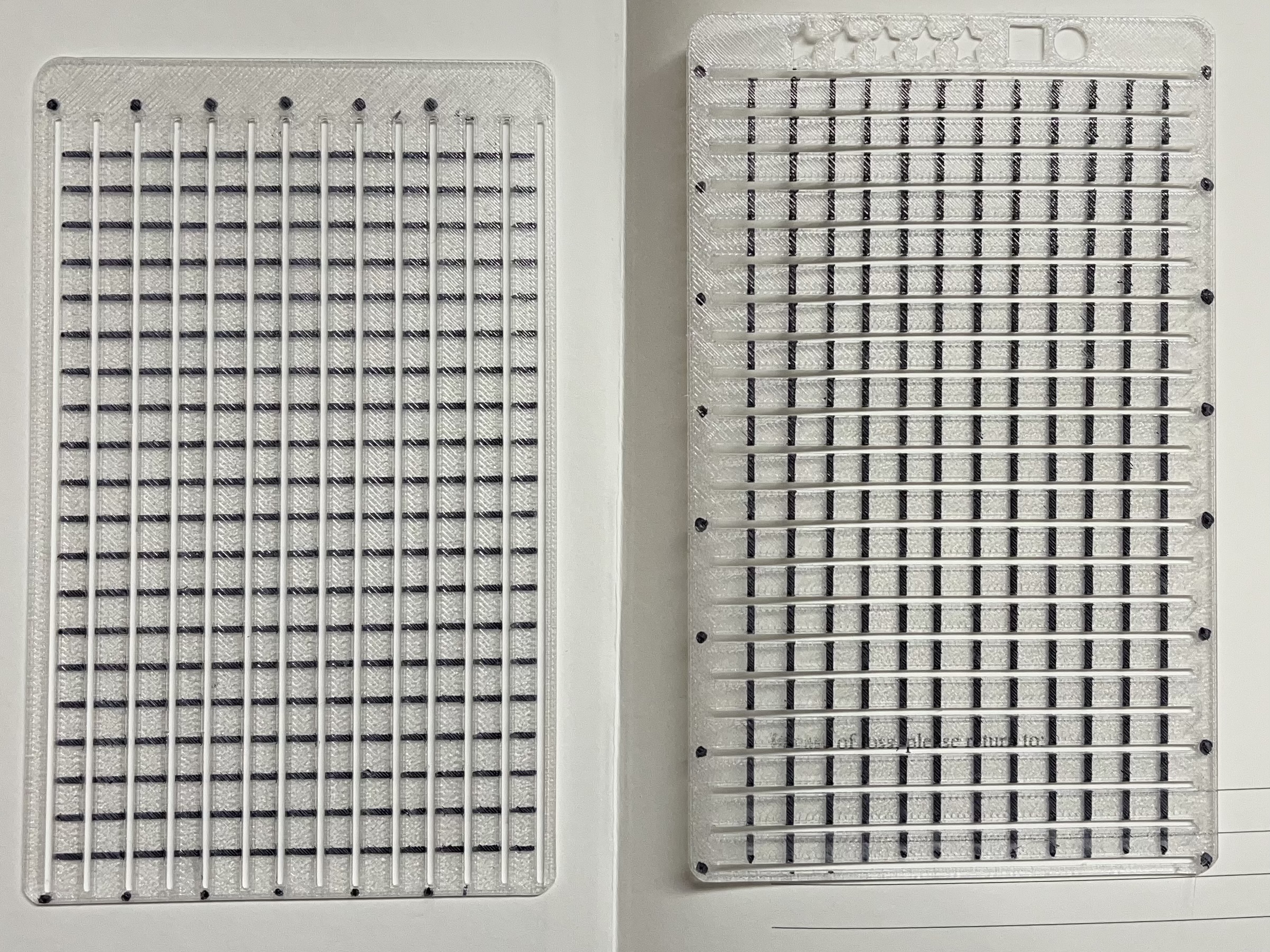 5mm Line Journal Stencils for small craft notebooks