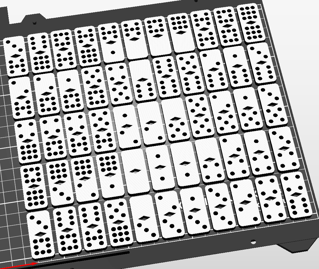๐ Travel Dominos 9x9 Set 1 Color Change