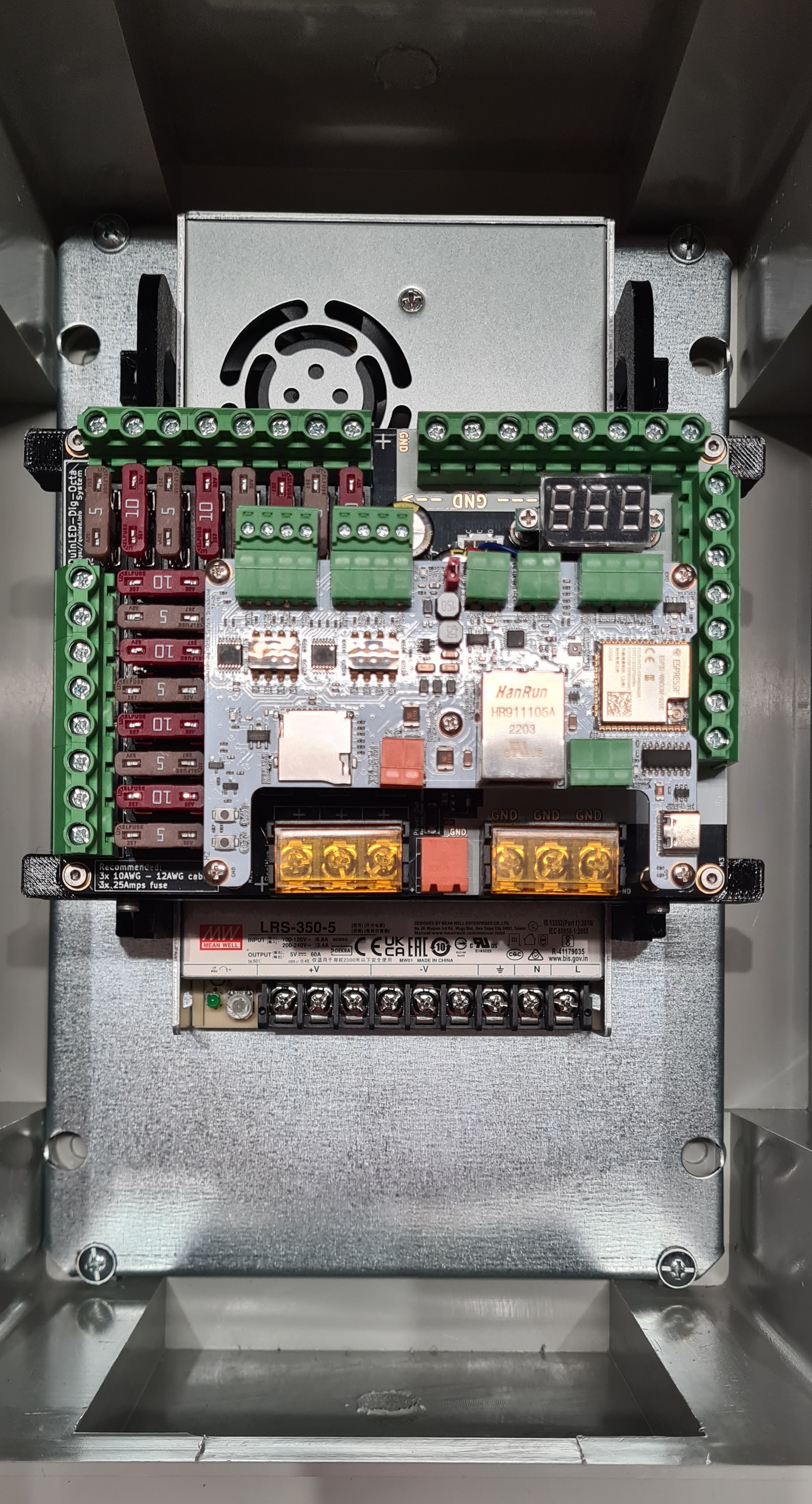 QuinLED Dig-Octa System Mounting Frame