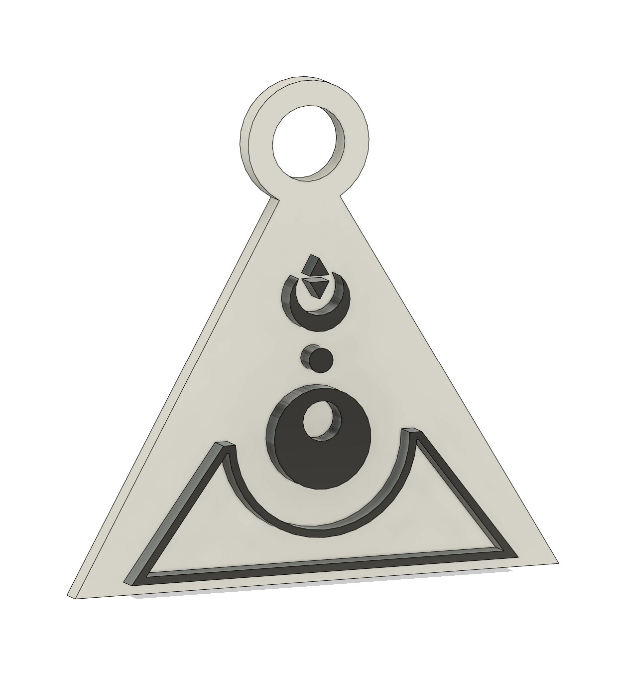 Witchcraft Sigil Pendant (parametric)