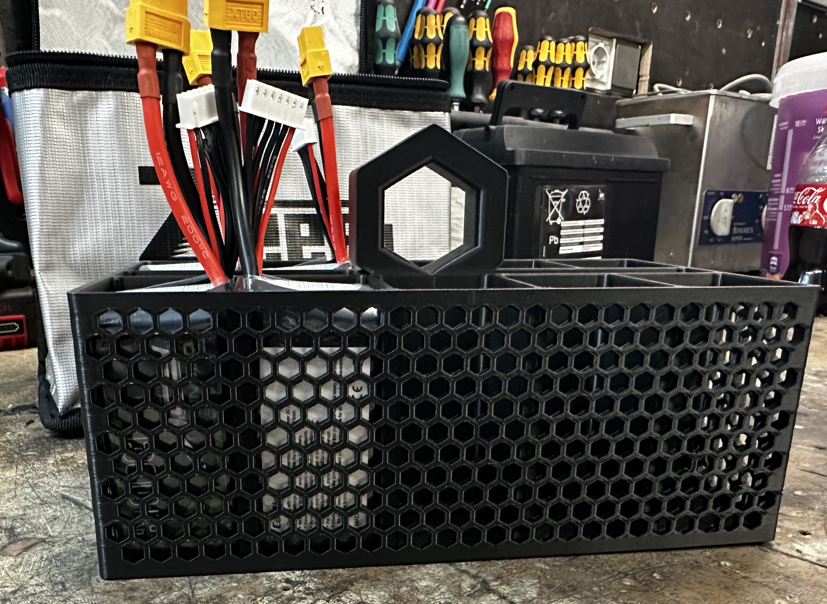 LiPo Organizer for Fireproof bag 6S 1300Mah