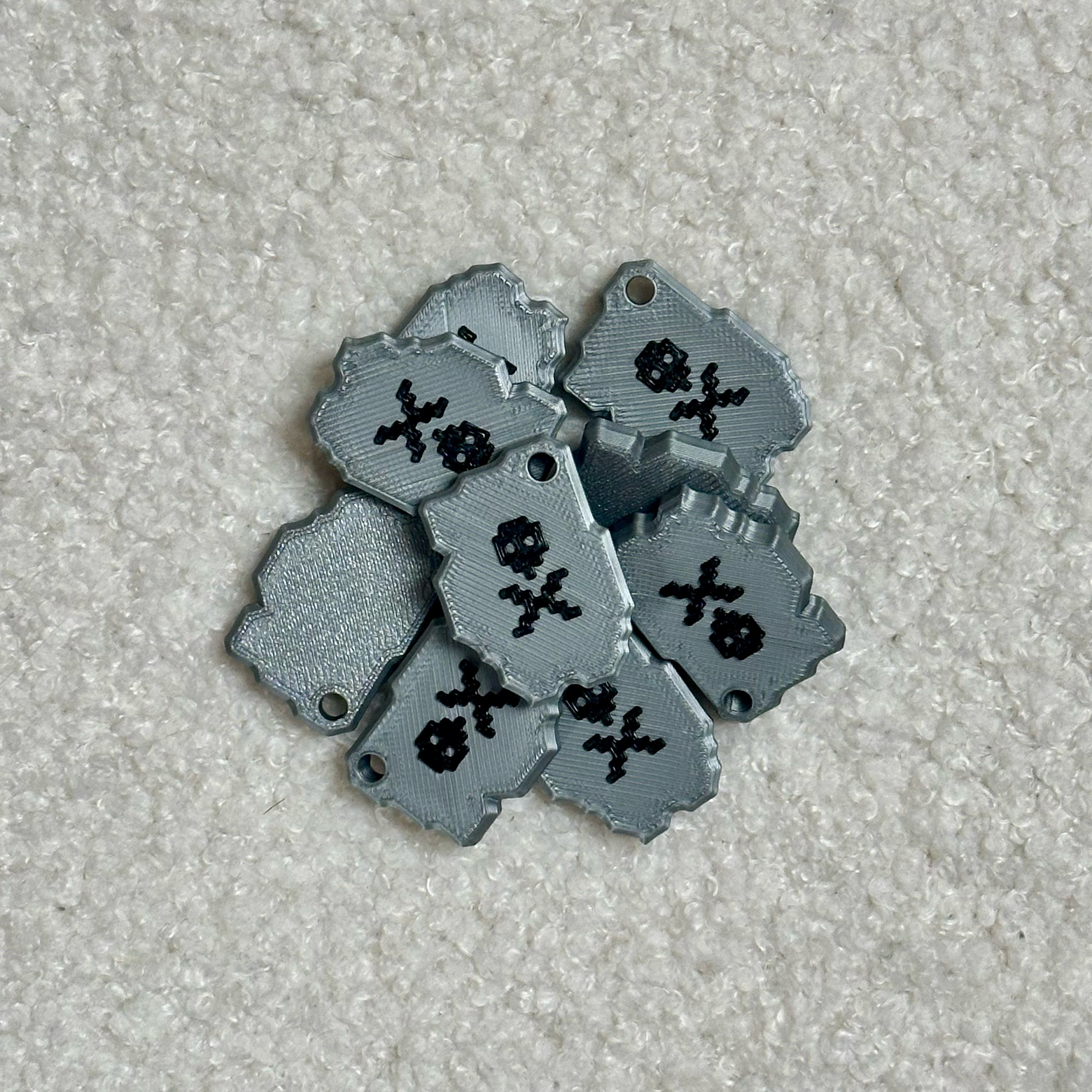 Tibia Sudden Death Rune Keychain (NO AMS)