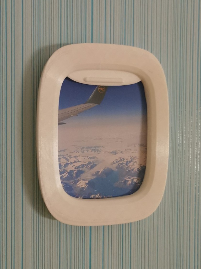 Airplane Window Pictureframe