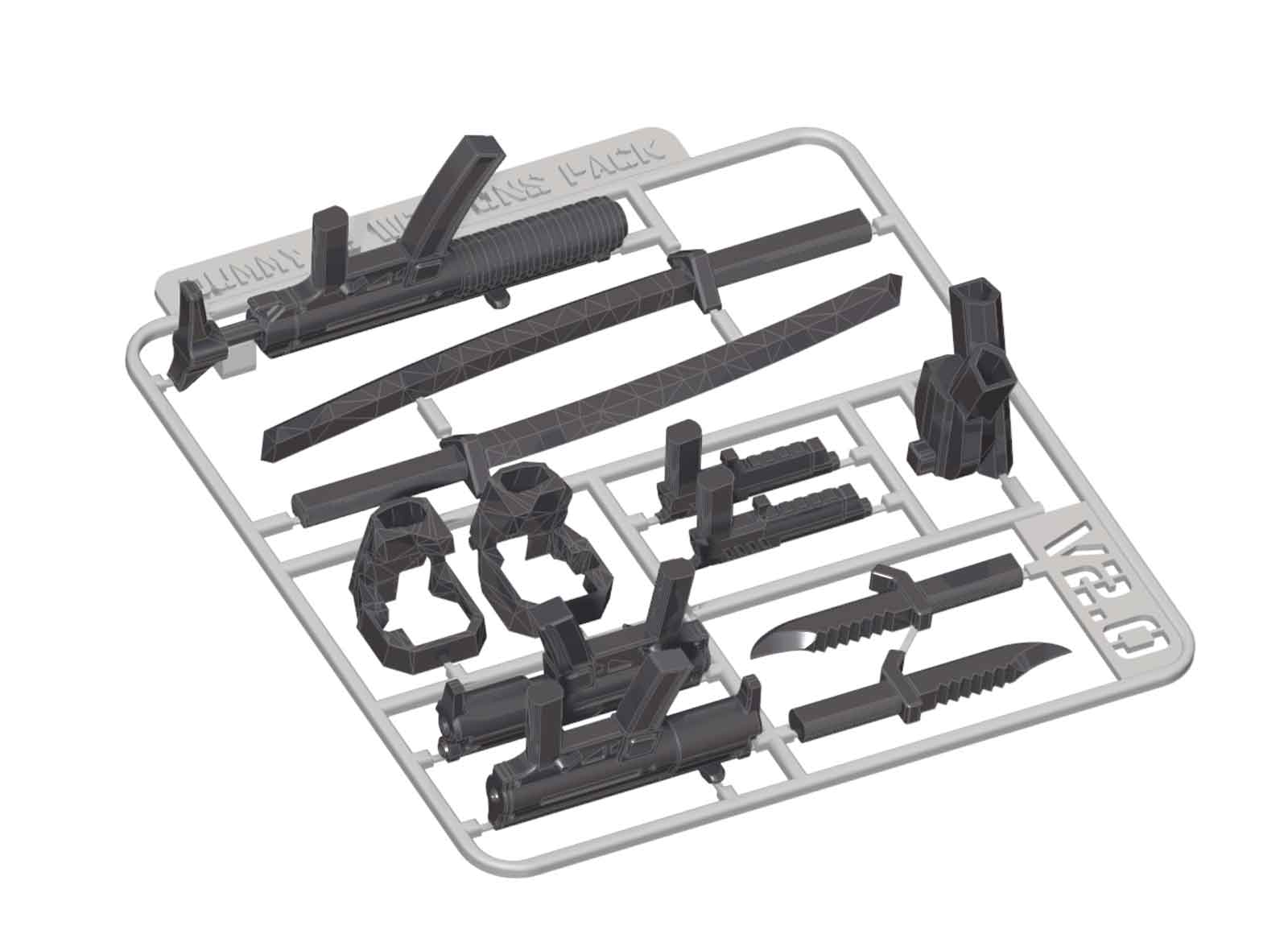 Dummy 13 Weapons Pack Version 2.0