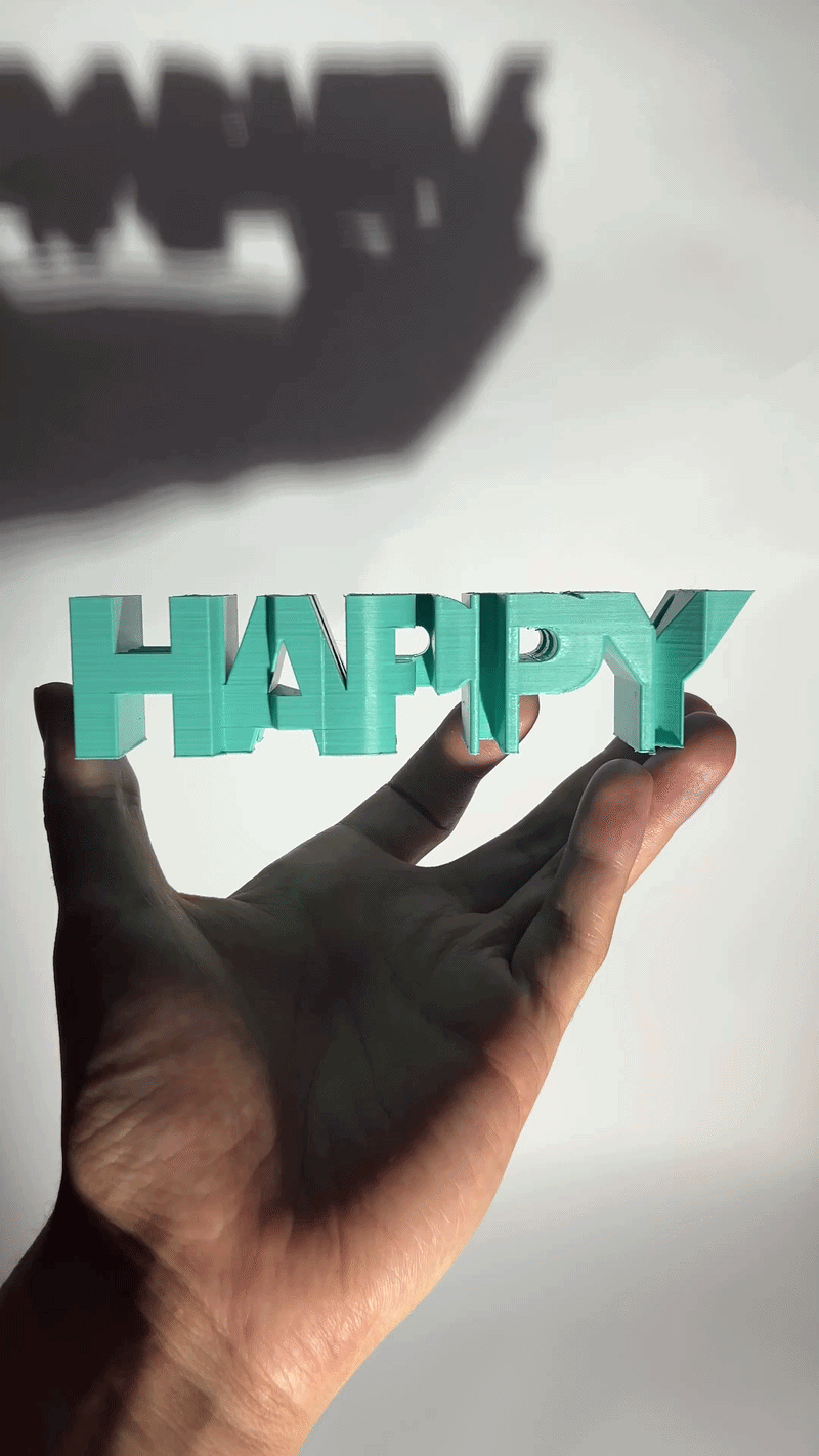 Happy Easter text-flip