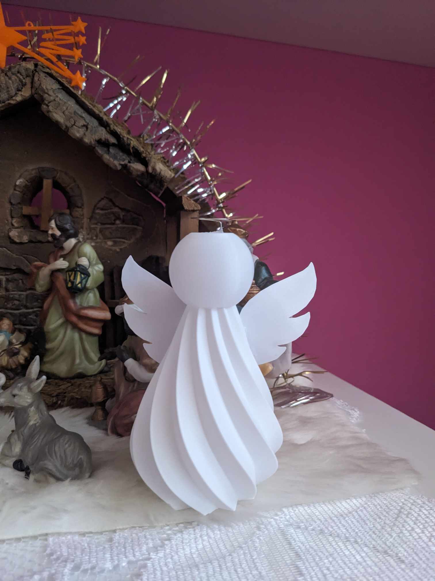 Tea Light Angel (Vase Mode)