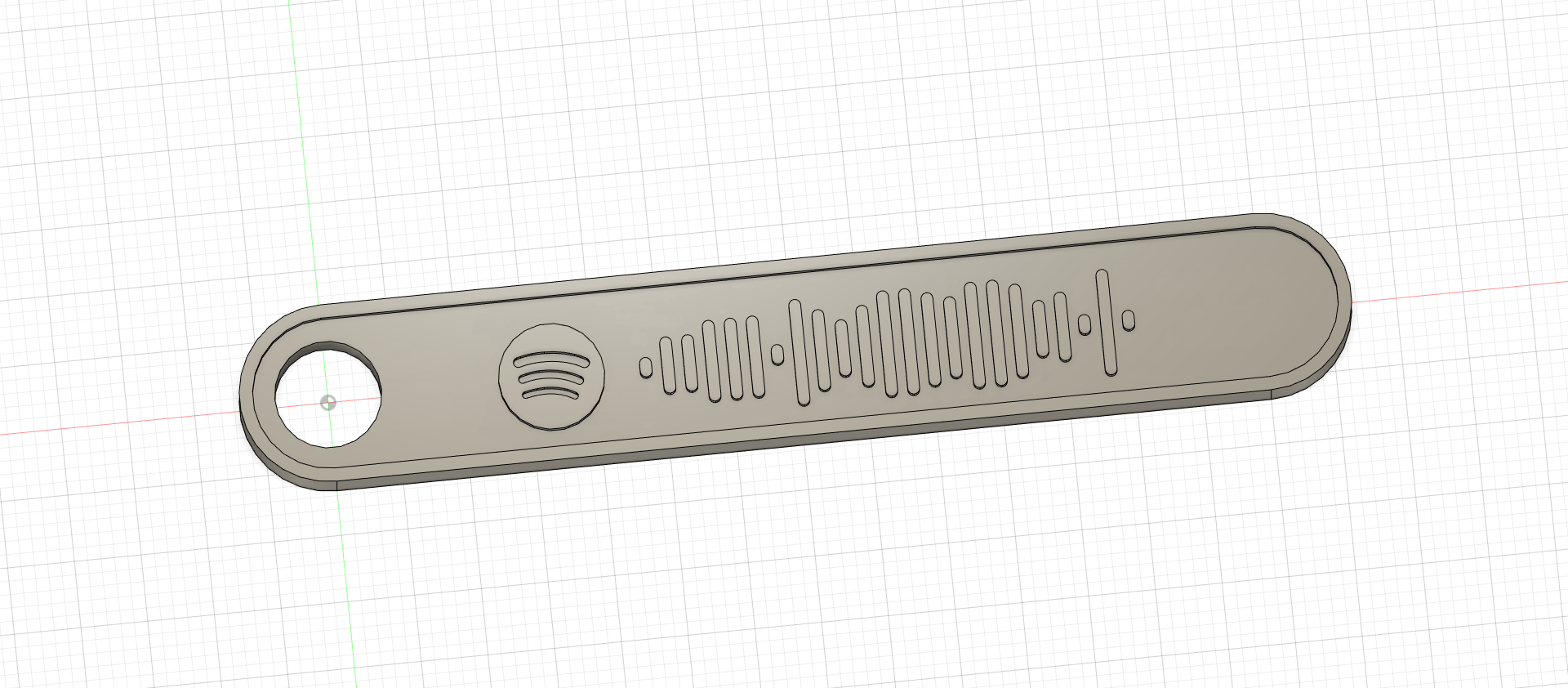 Spotify Playlist Key Ring (Lofi Girl)