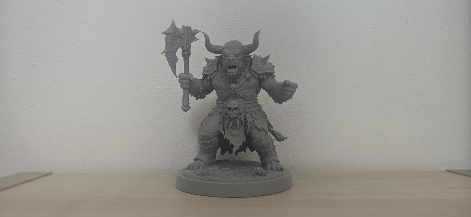 Minotaur Warrior with Great Battle Axe