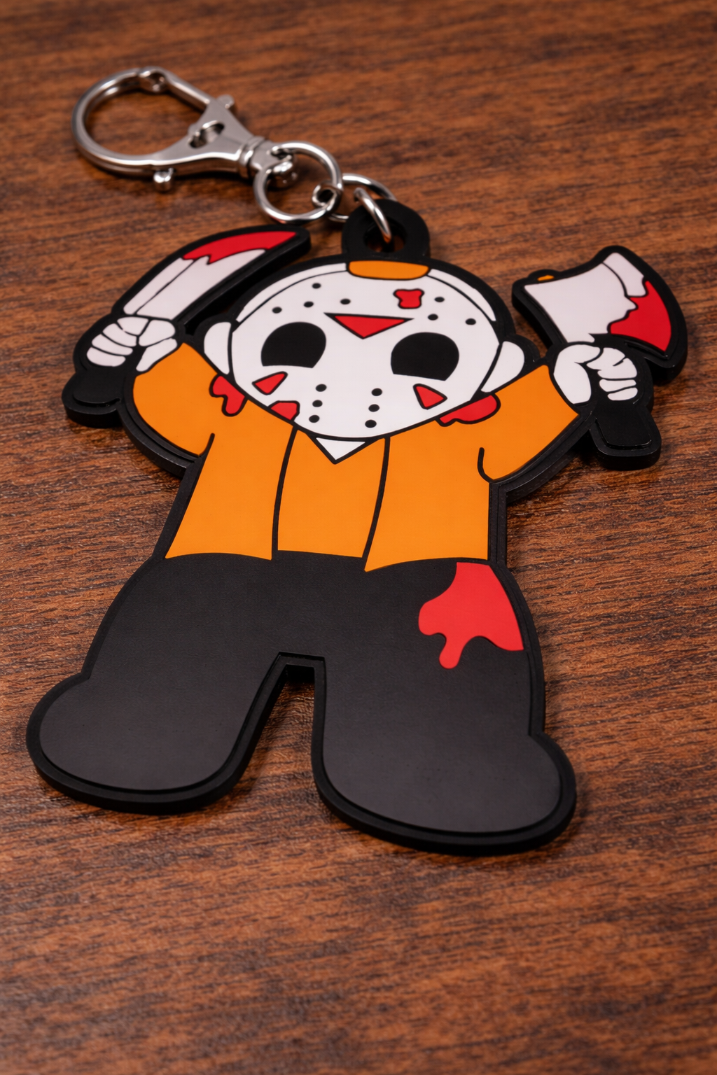 Horror Mask Slasher Keychain – Scary Movie Inspired Keychai