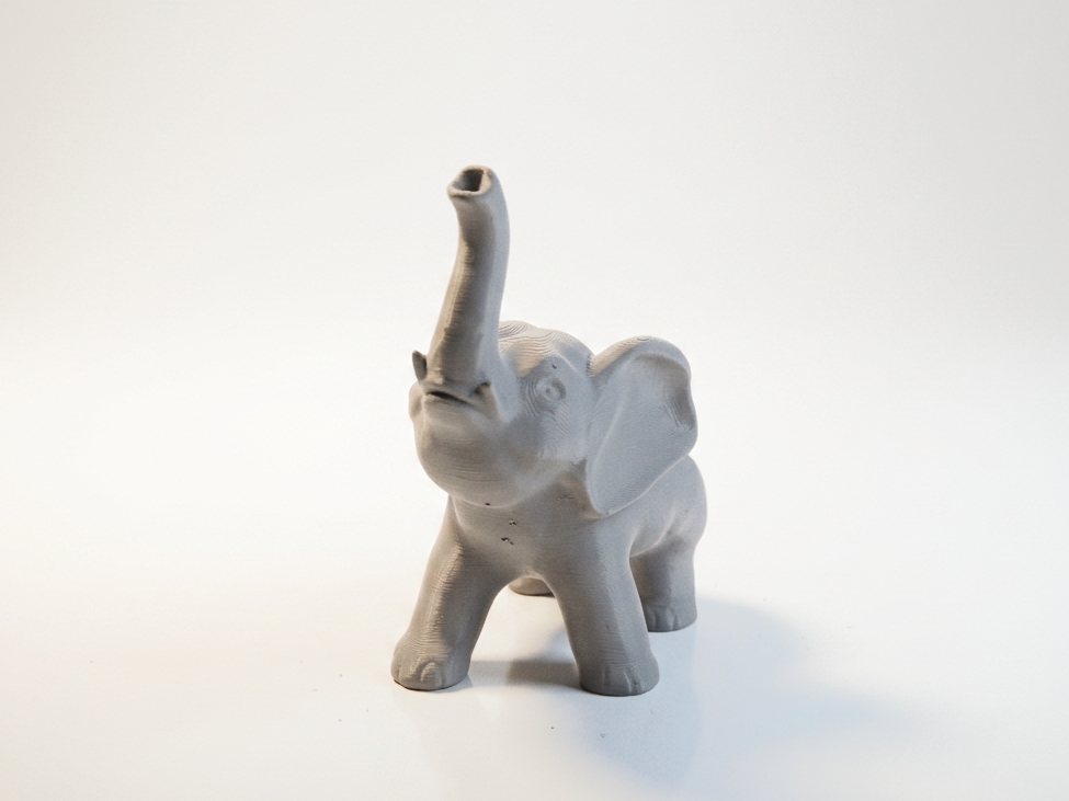 Ceramic Elephant Figurine Animal Collectible 3D Printable