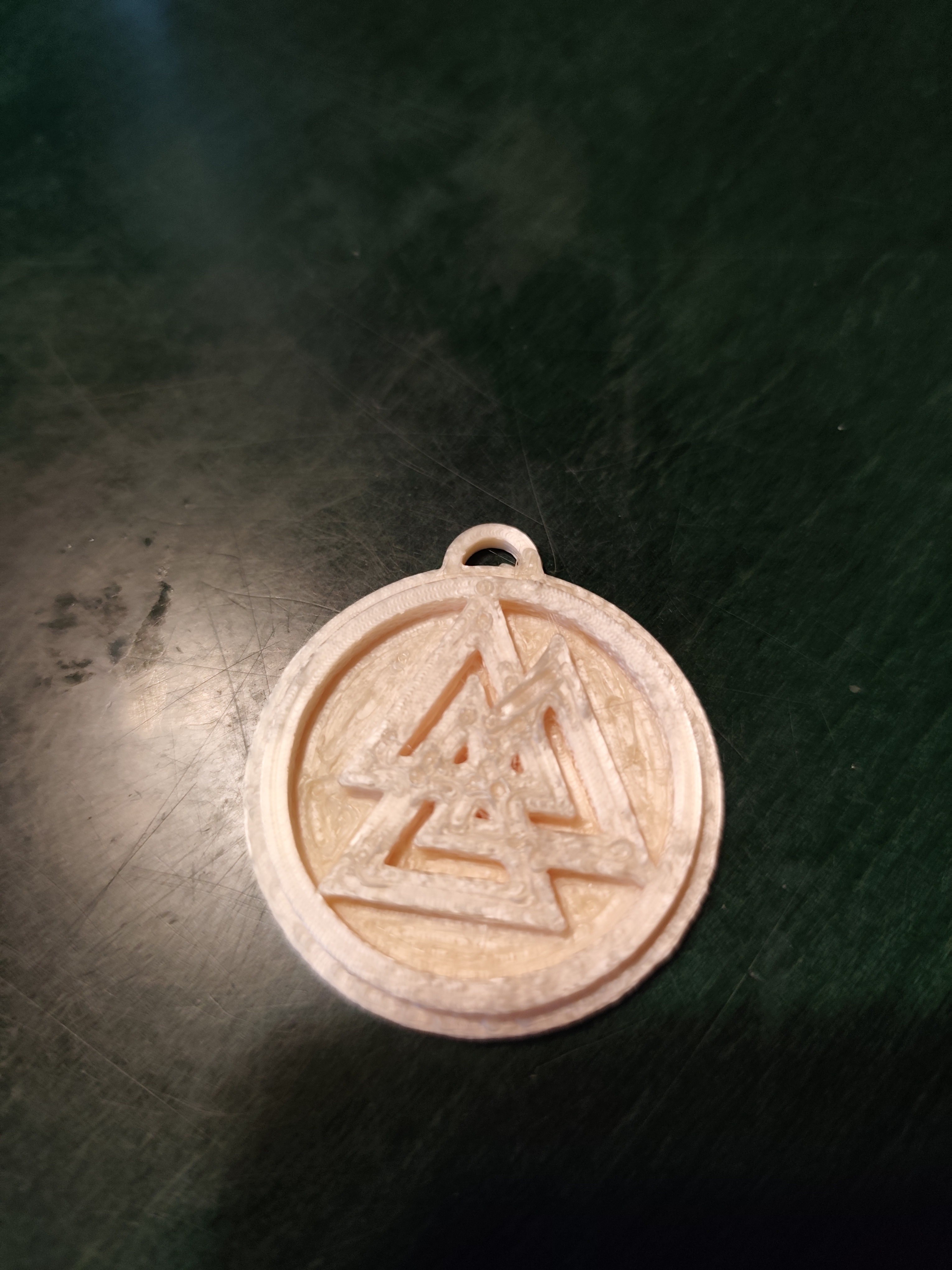 Valknut Wotansknoten Anhänger nordischen Mythologie Viking chain pendant