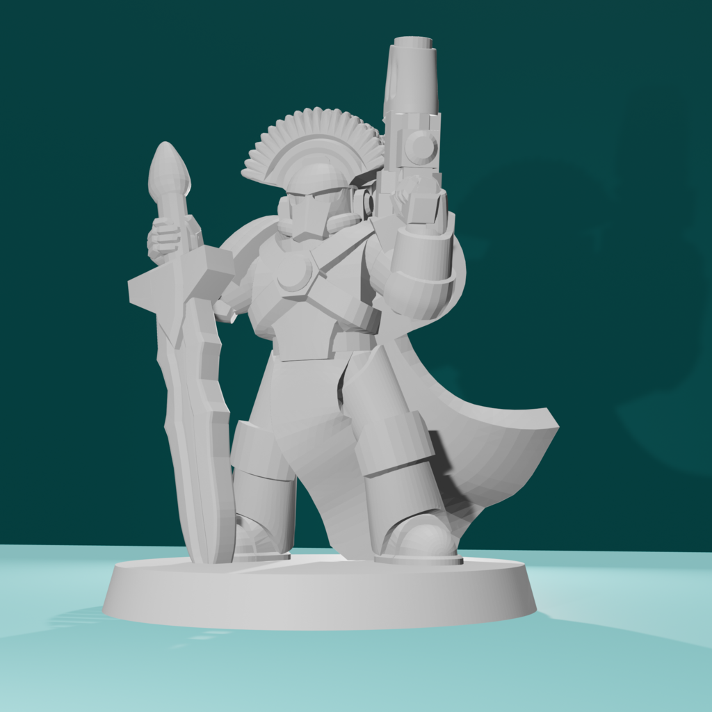 28mm Galactic Crusaders Plate Armour Marines