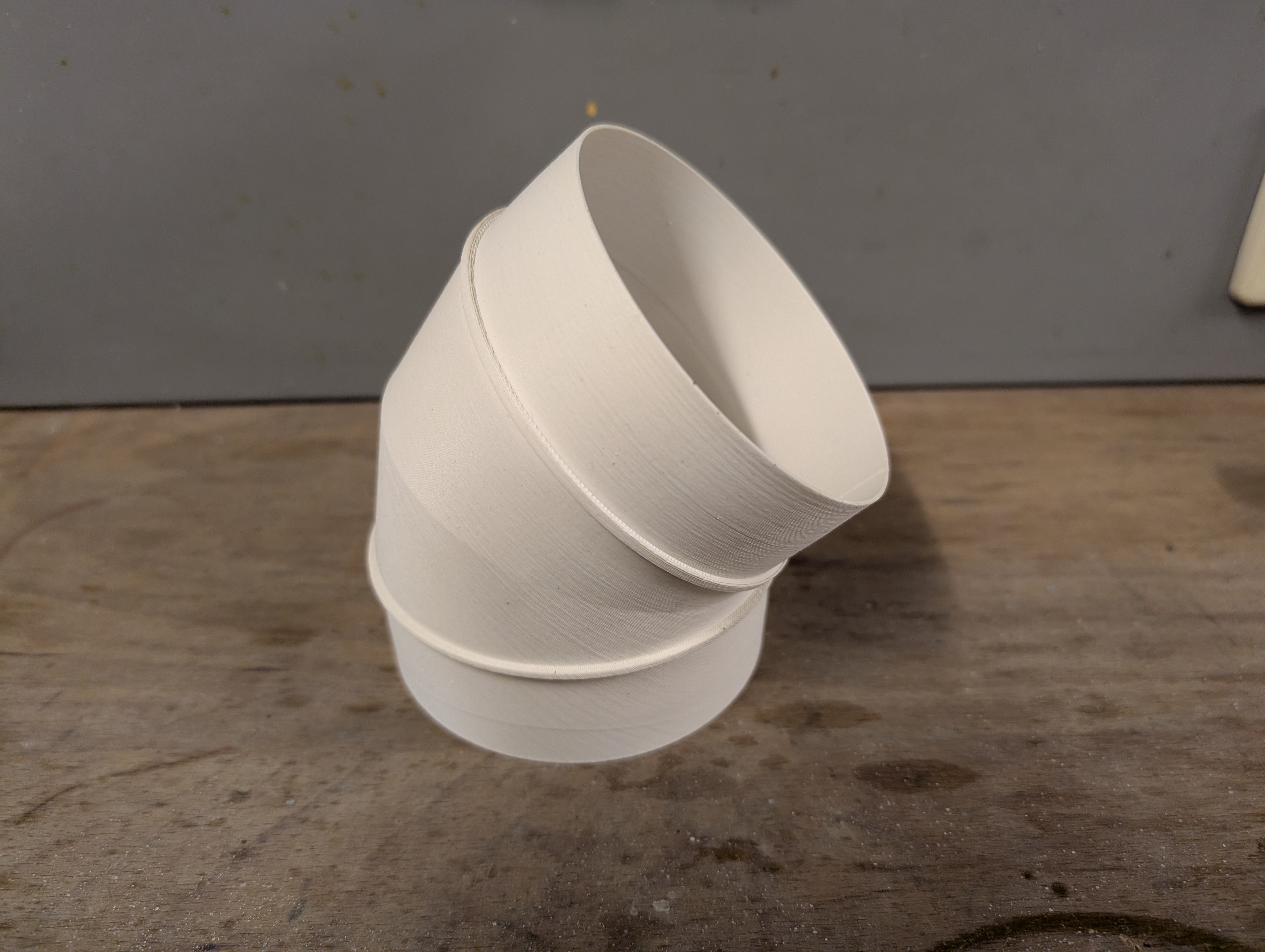 Rohrverbinder 45° Bogen 100mm Pipe Elbow