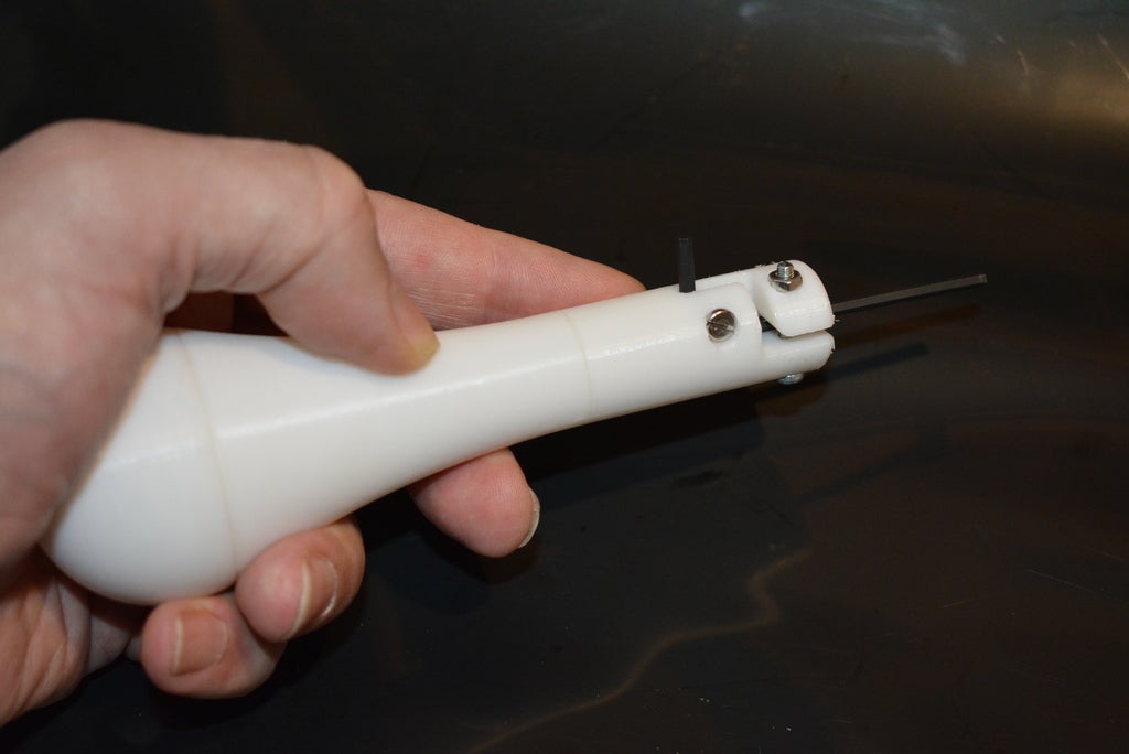 Hex Key Handle - Long Axis Mount & Rotation
