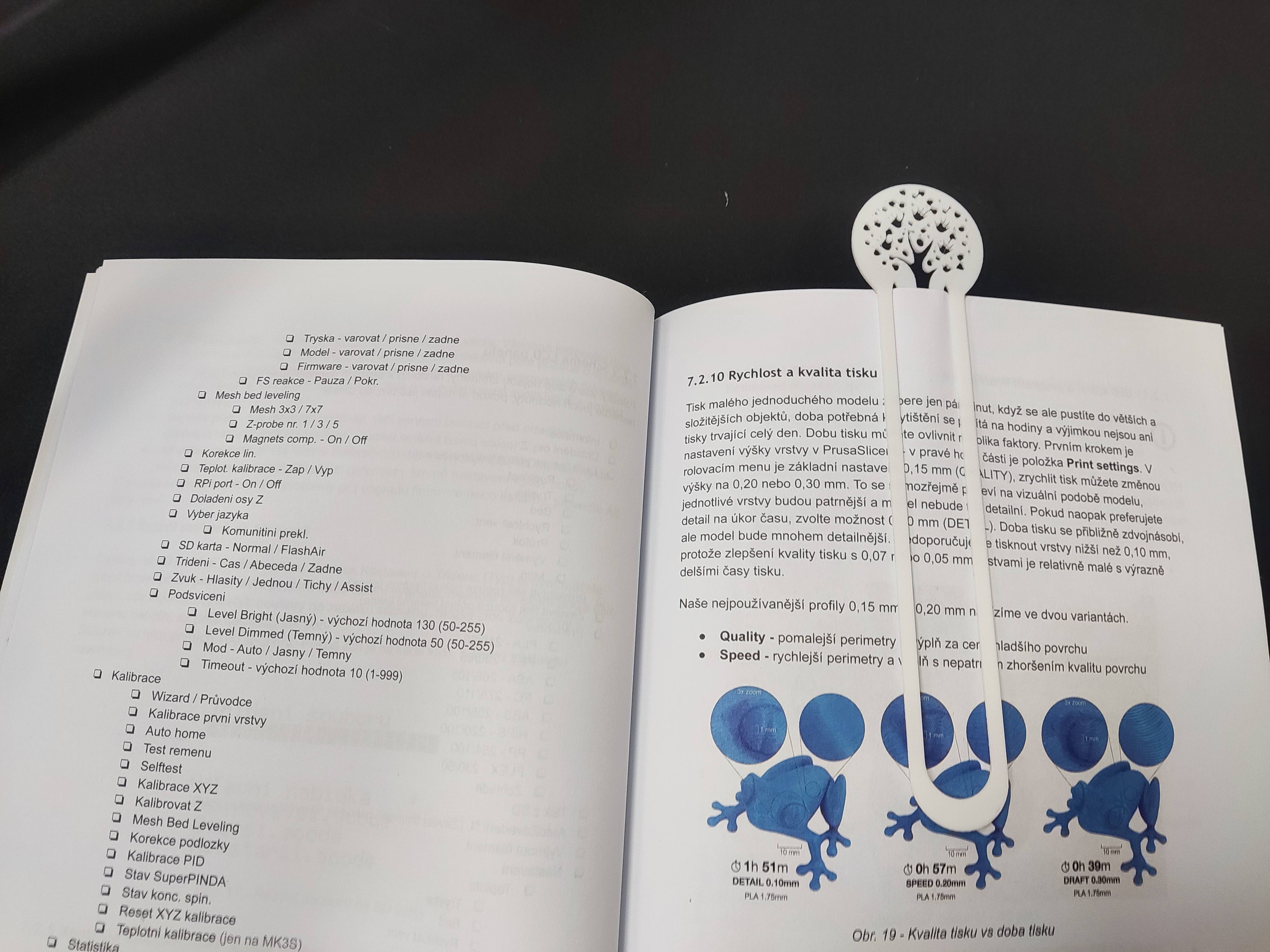 Bookmark - tree, záložka do knihy s motivem stromu