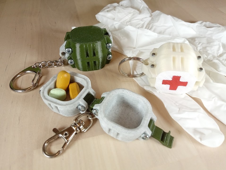 Cute Rugged Box Keychain