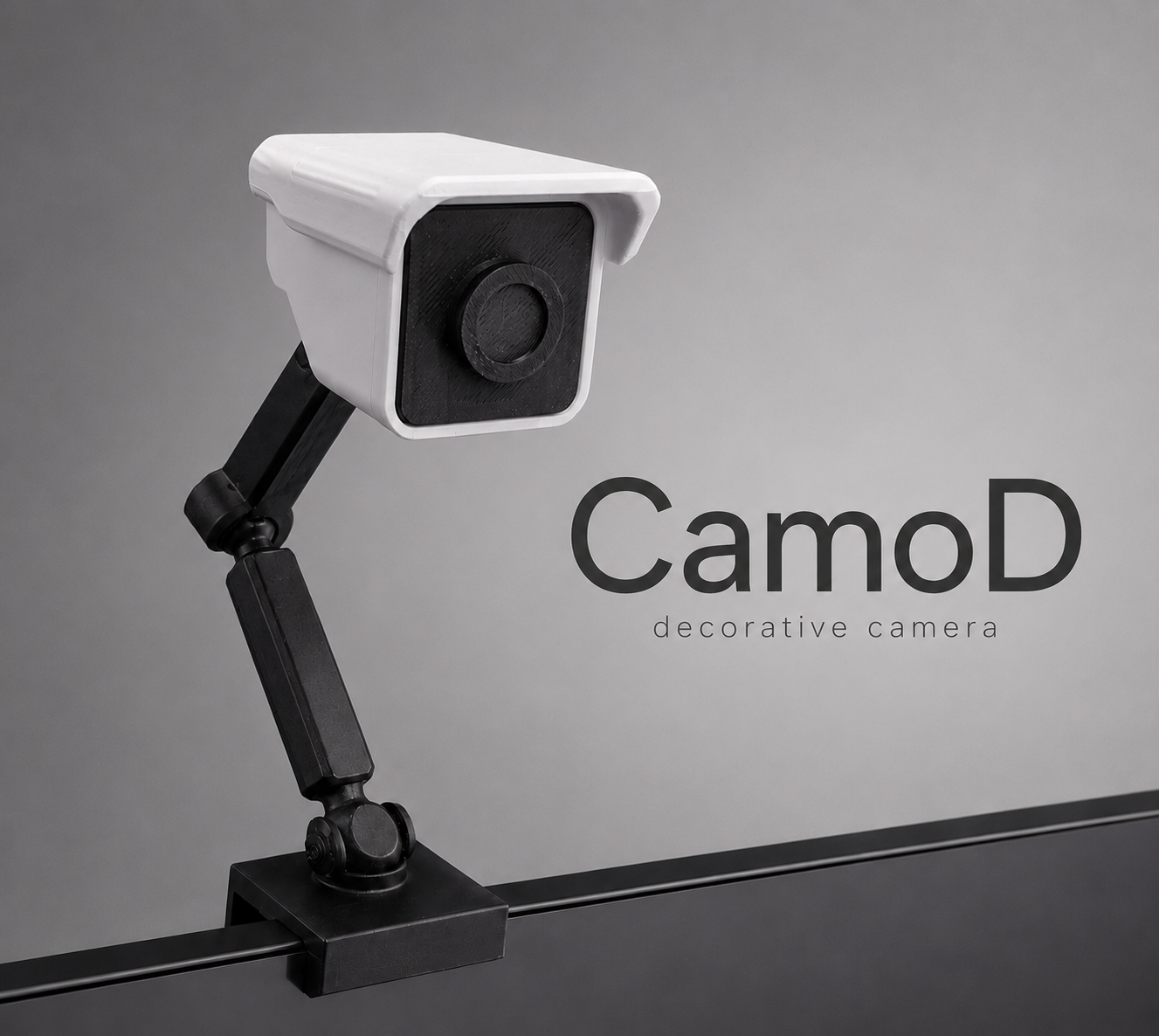 CamoD — Decorative 3D Printed Monitor Camera