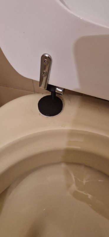 Hinge part replacement for toilet lid