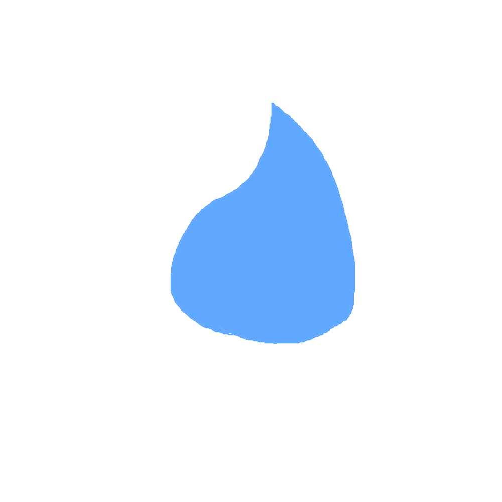 Teardrop with chaos words bidi , bfb, tpot logo