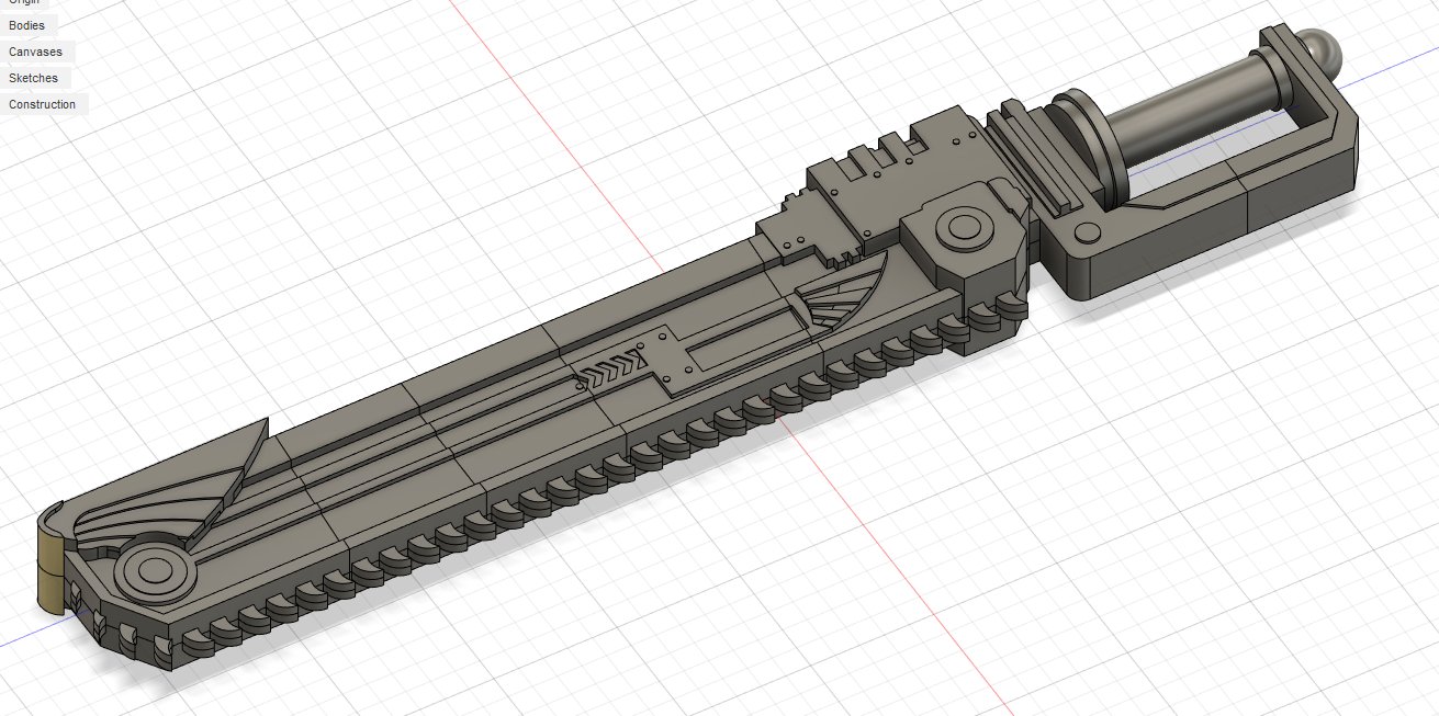 Warhammer 40k Chainsword