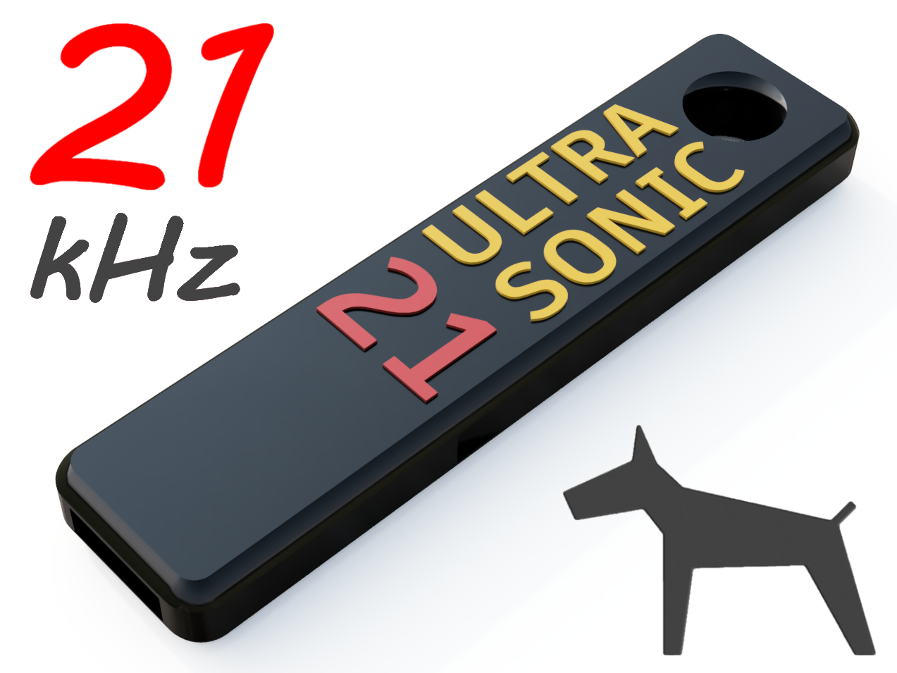 Ultrasonic Dog Whistle 21 kHz
