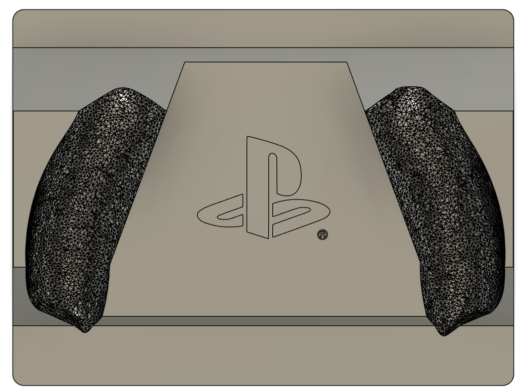 Gridfinity 3x4 PS5 Controller Stand - fits in Ikea Alex Drawer