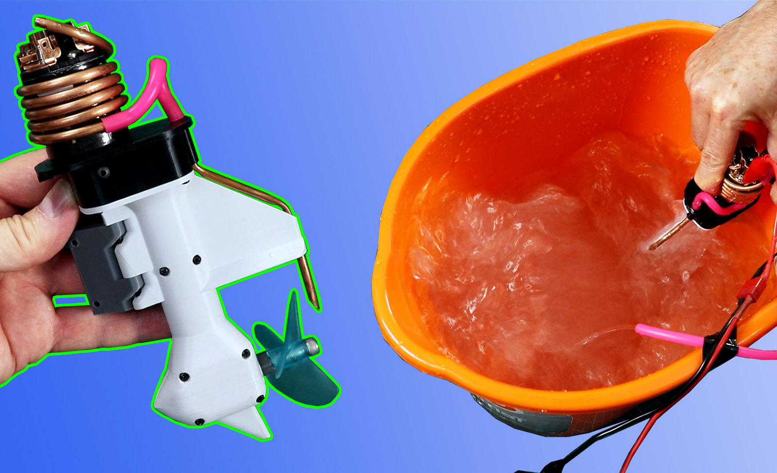 Powerful Outboard Motor For RC Boat