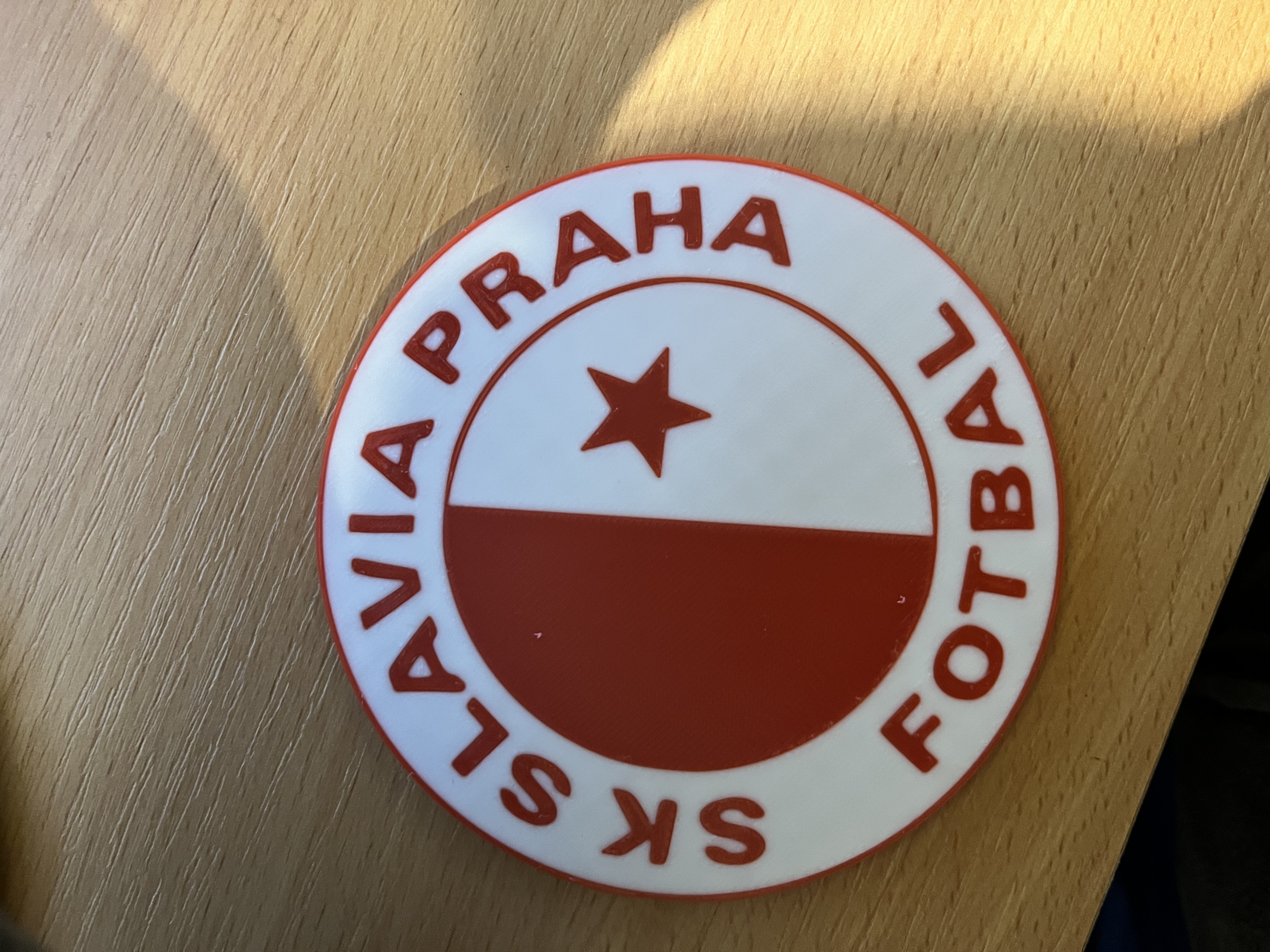 SK Slavia Praha coaster (podtacek)