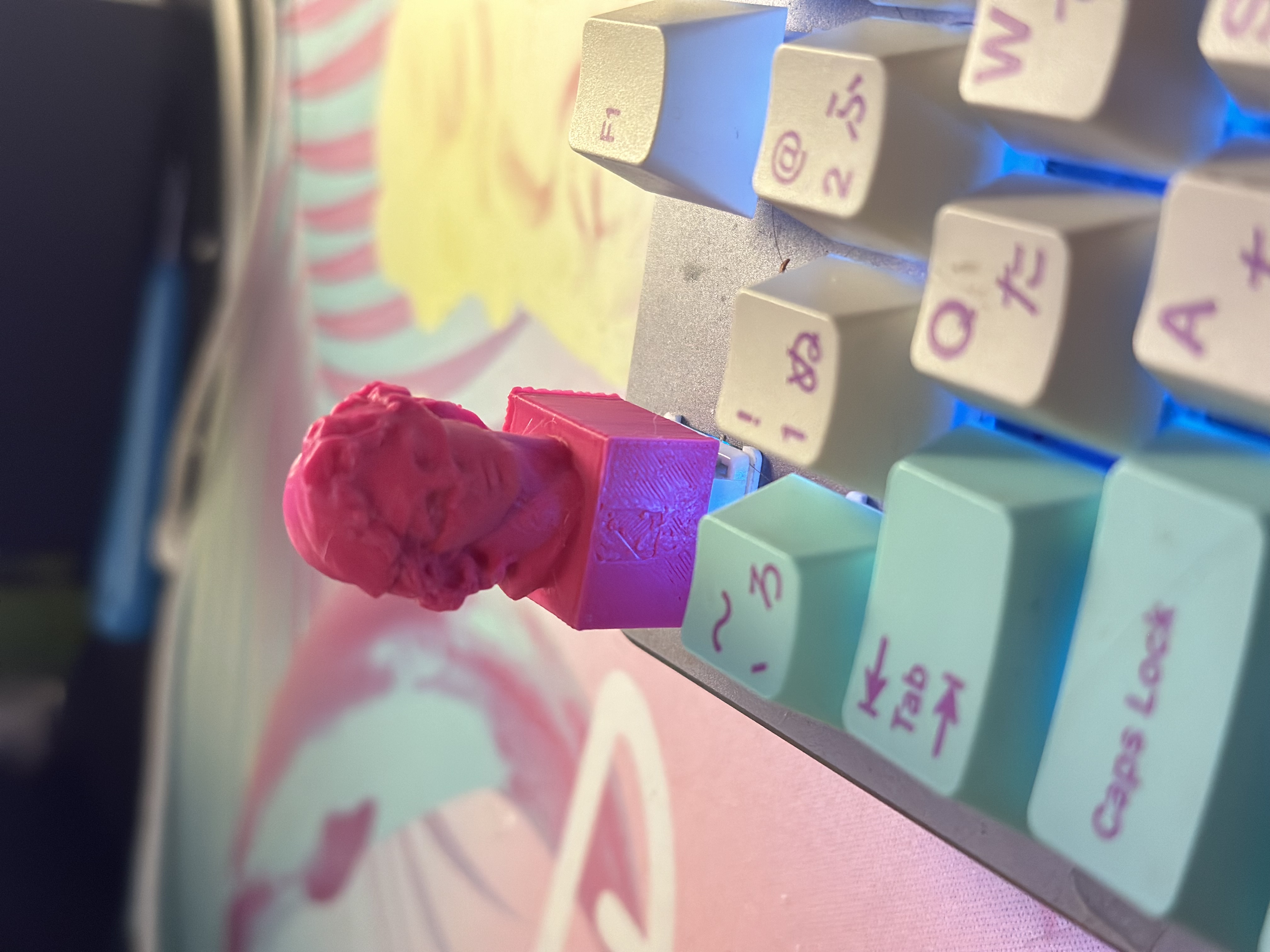 Floral Shoppe Vaporwave Bust Helios -Keycap