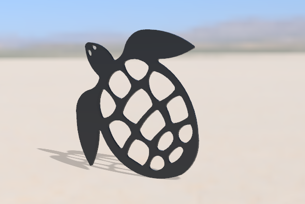 Simple Voronoid Tortoise Template