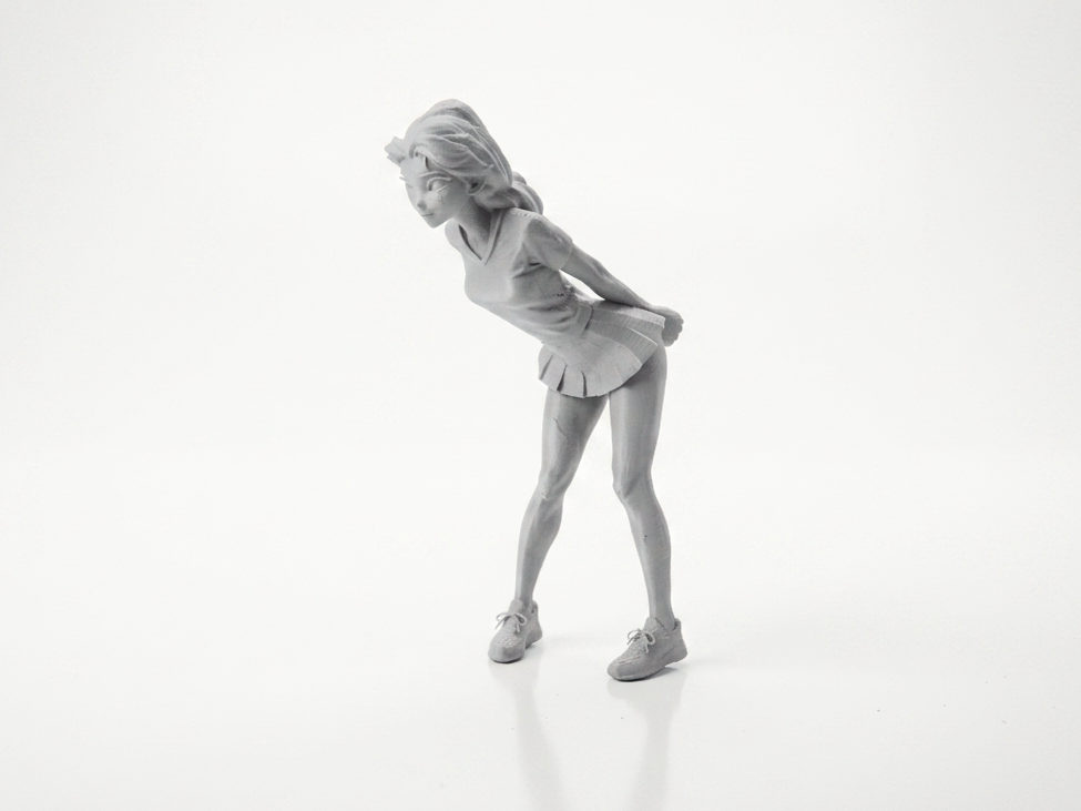 Tennis Girl Sports Figurine Female 3D Printable