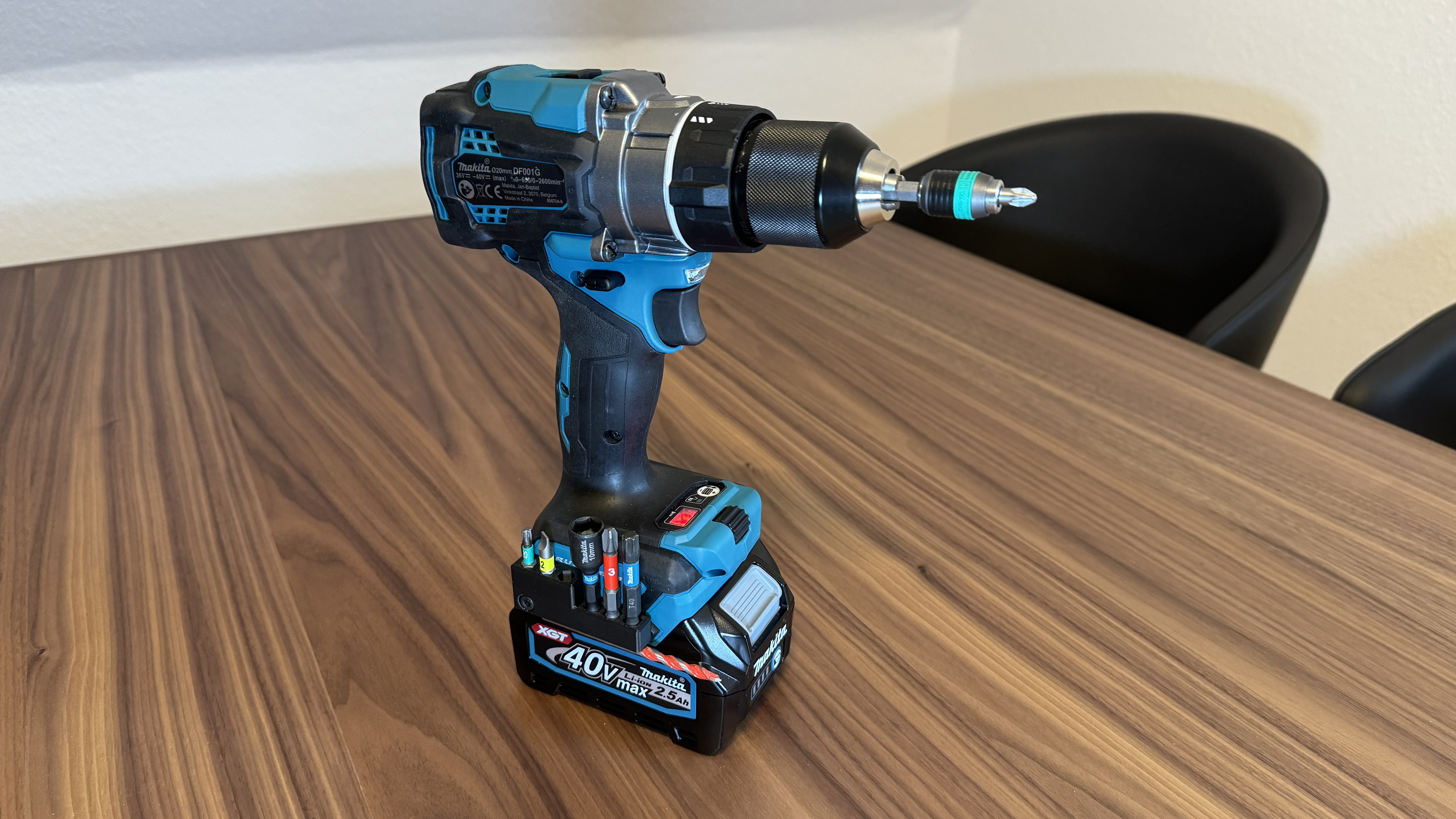 Bit holder for Makita XGT 40V Drills