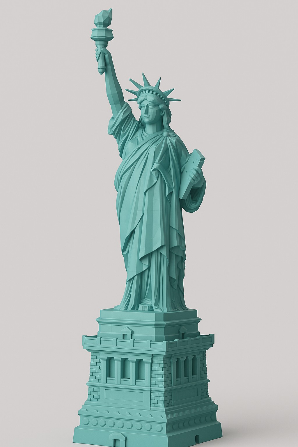 Estatua de la Libertad 3D – Figuras básicas (60×20×20 cm)