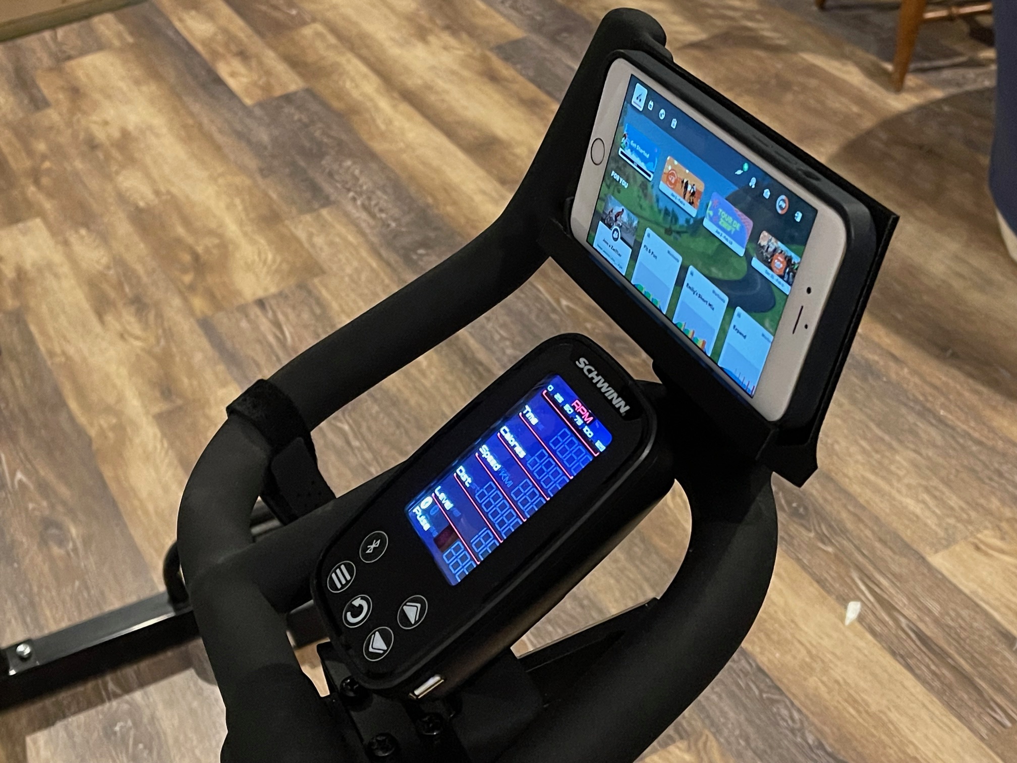 Phone Mount for Schwinn IC4 Exercise Bike