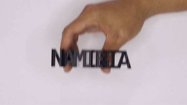 Namibian map text-flip