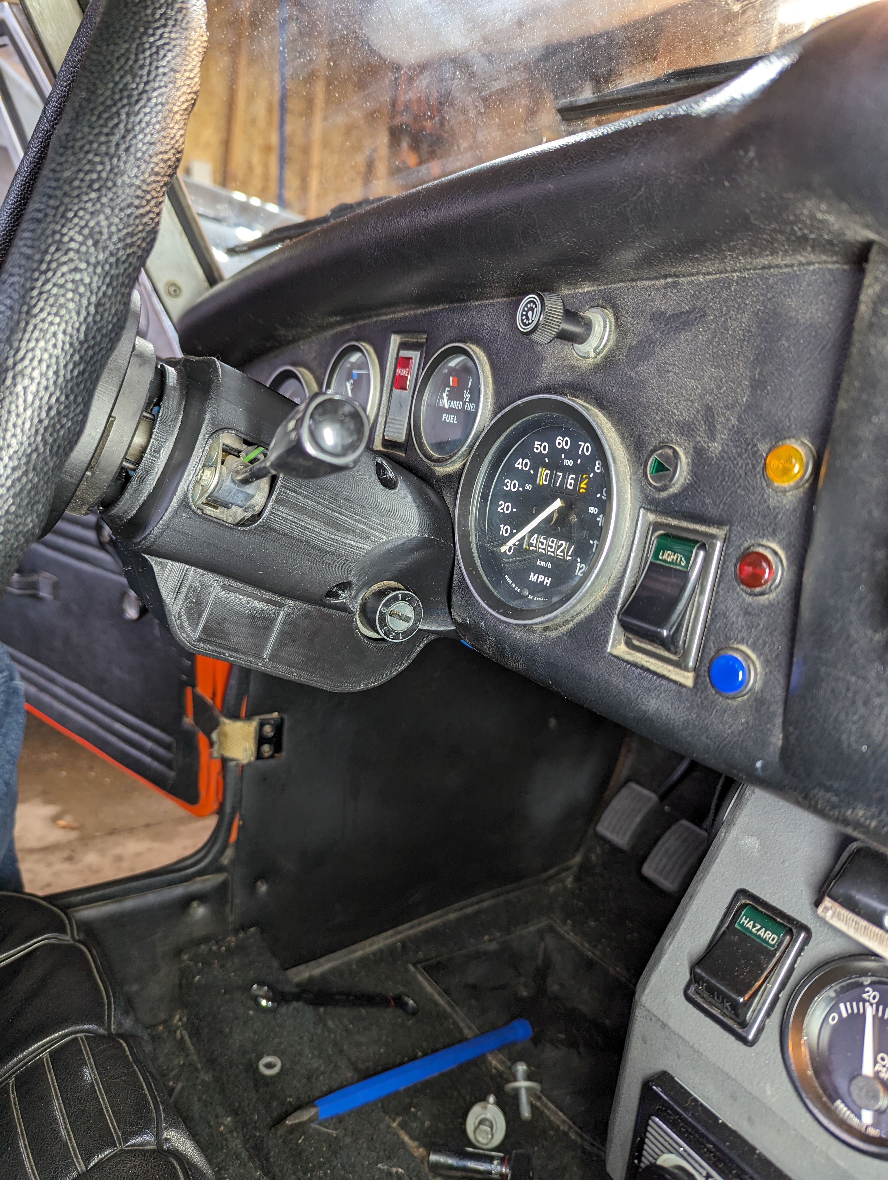1976-1980 MG Midget Steering Column Cowl