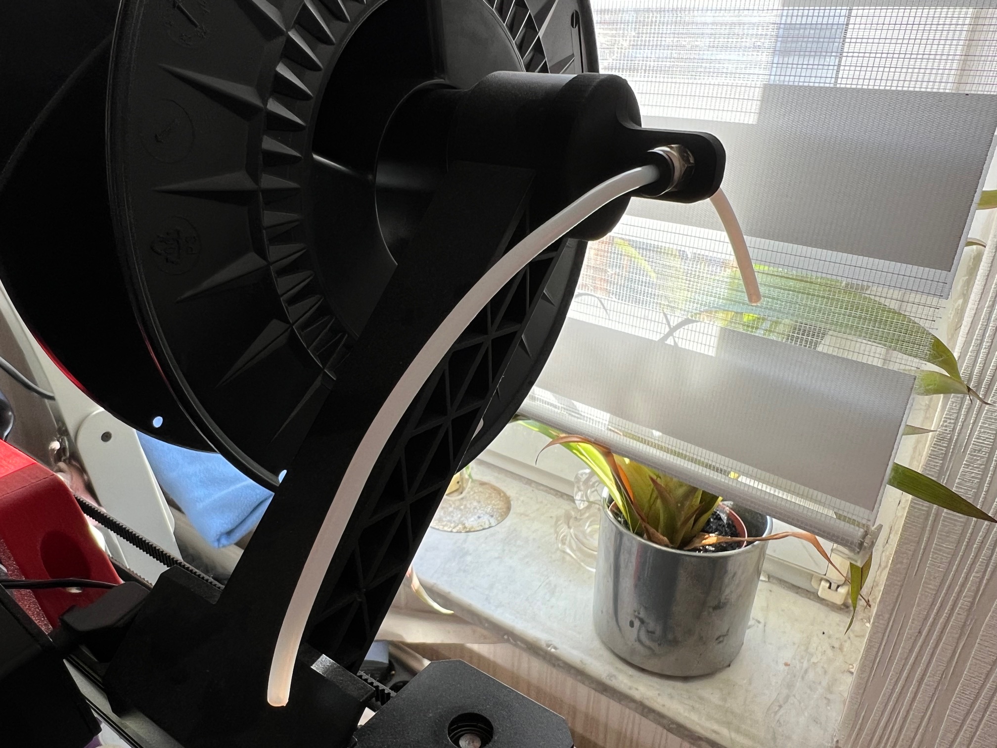 Ender 3 Spool Filament Feed Adapter