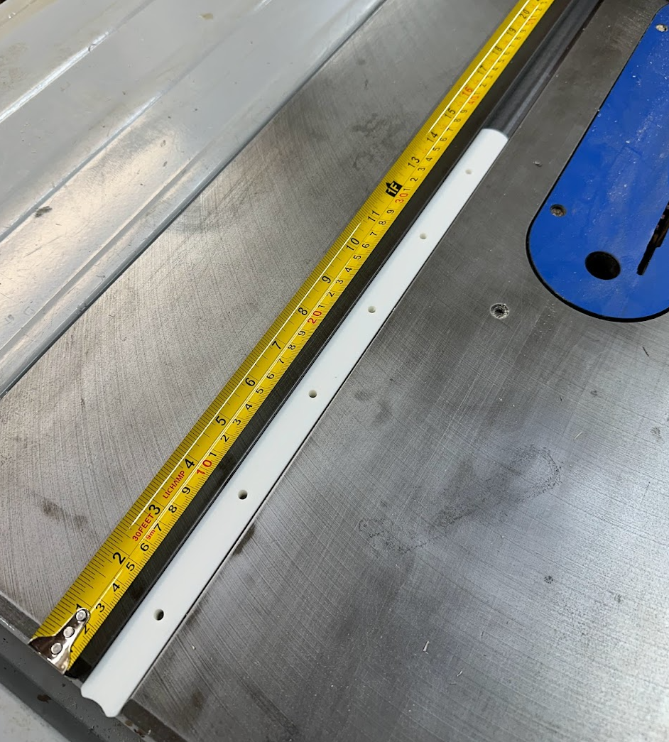 Delta 36-670 table saw miter slot slide