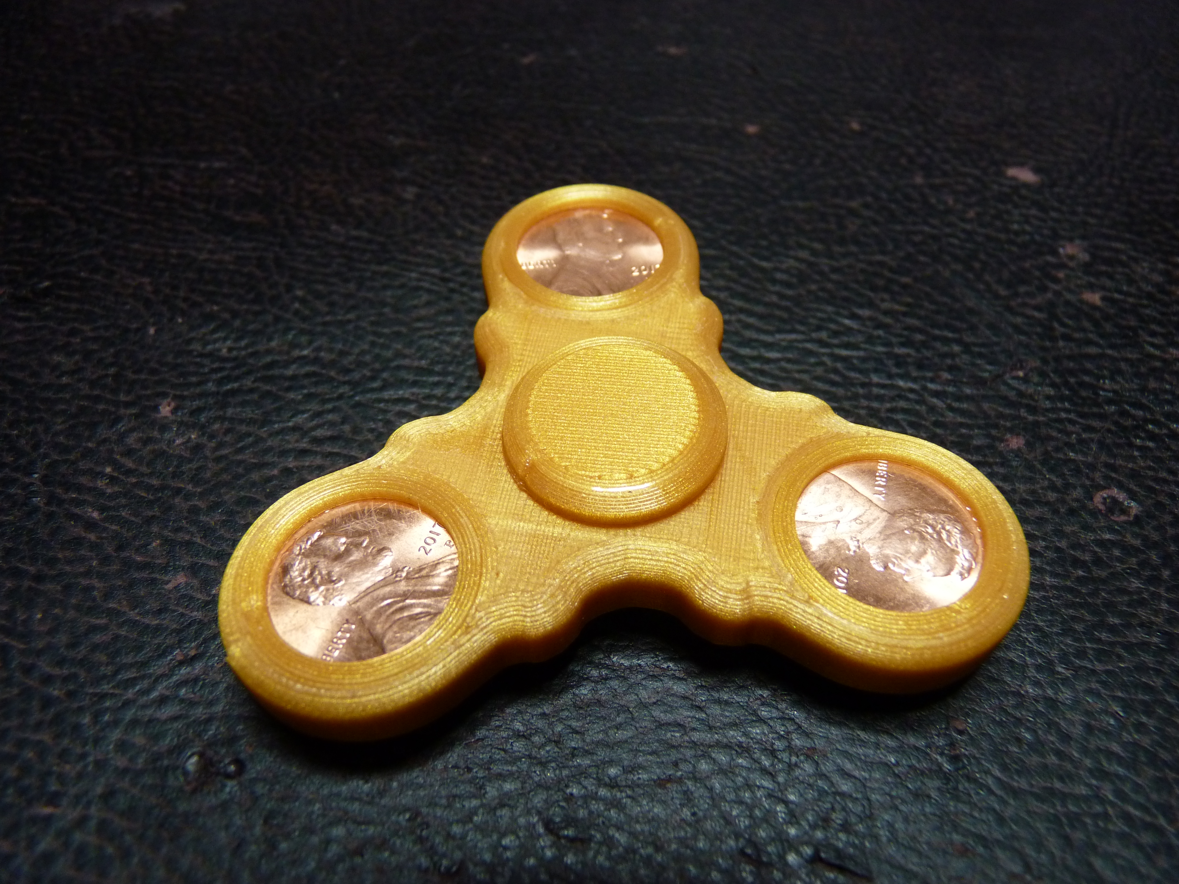 The 12-cent Mini Spinner (yet ANOTHER fidget toy, using 625ZZ bearing and US pennies)