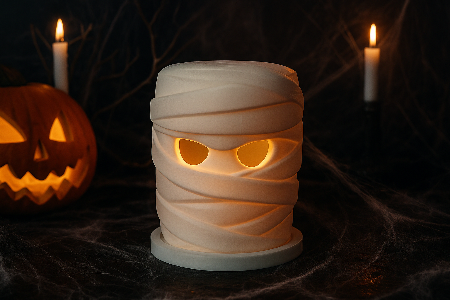 Mummy LED Candle Holder