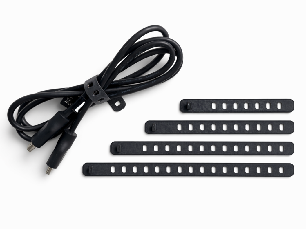 Reusable TPU Cable Strap Set (Strong & Flexible)
