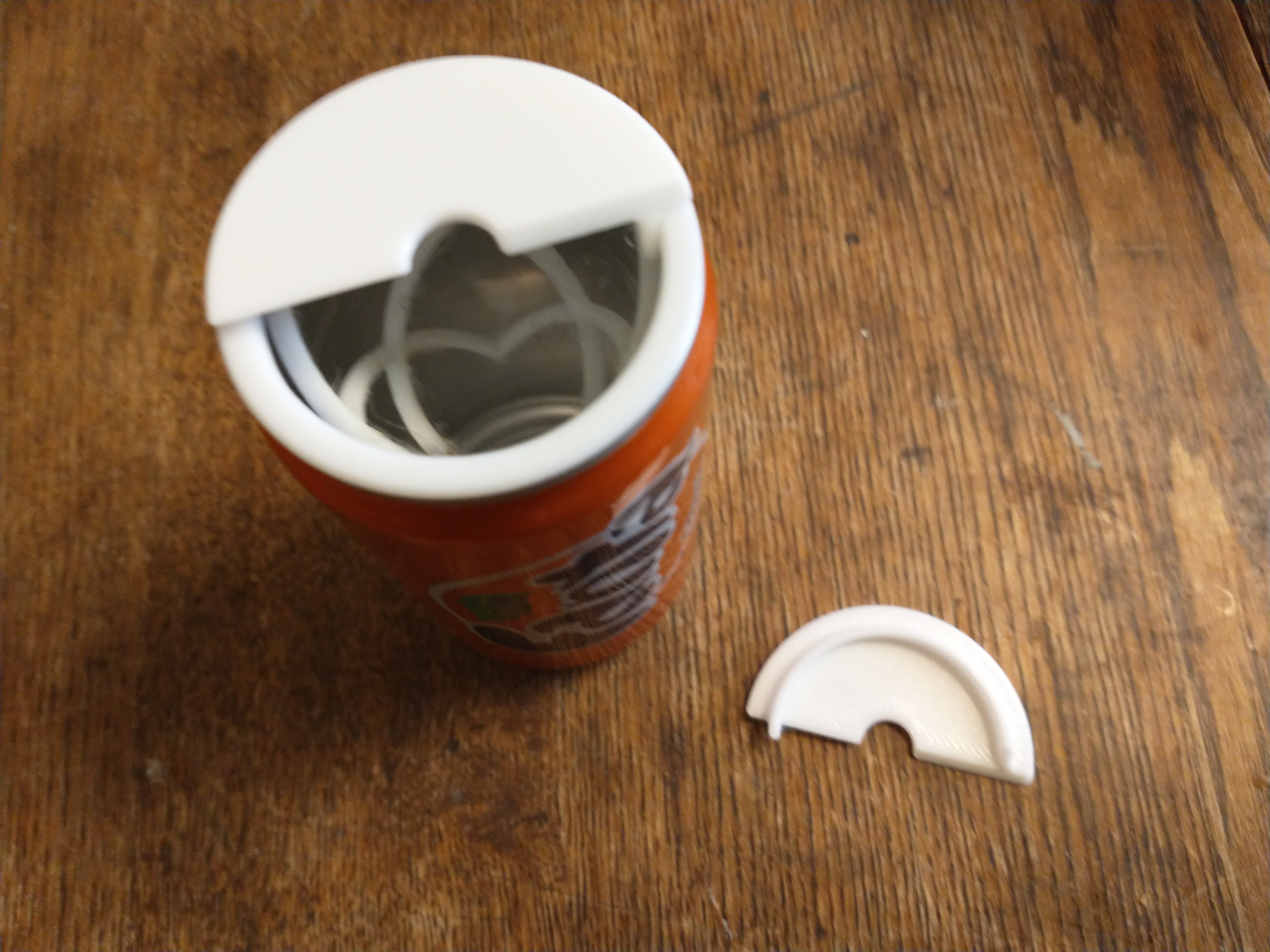 Flat-top 222mL Can Kratky Avocado Seat Cover