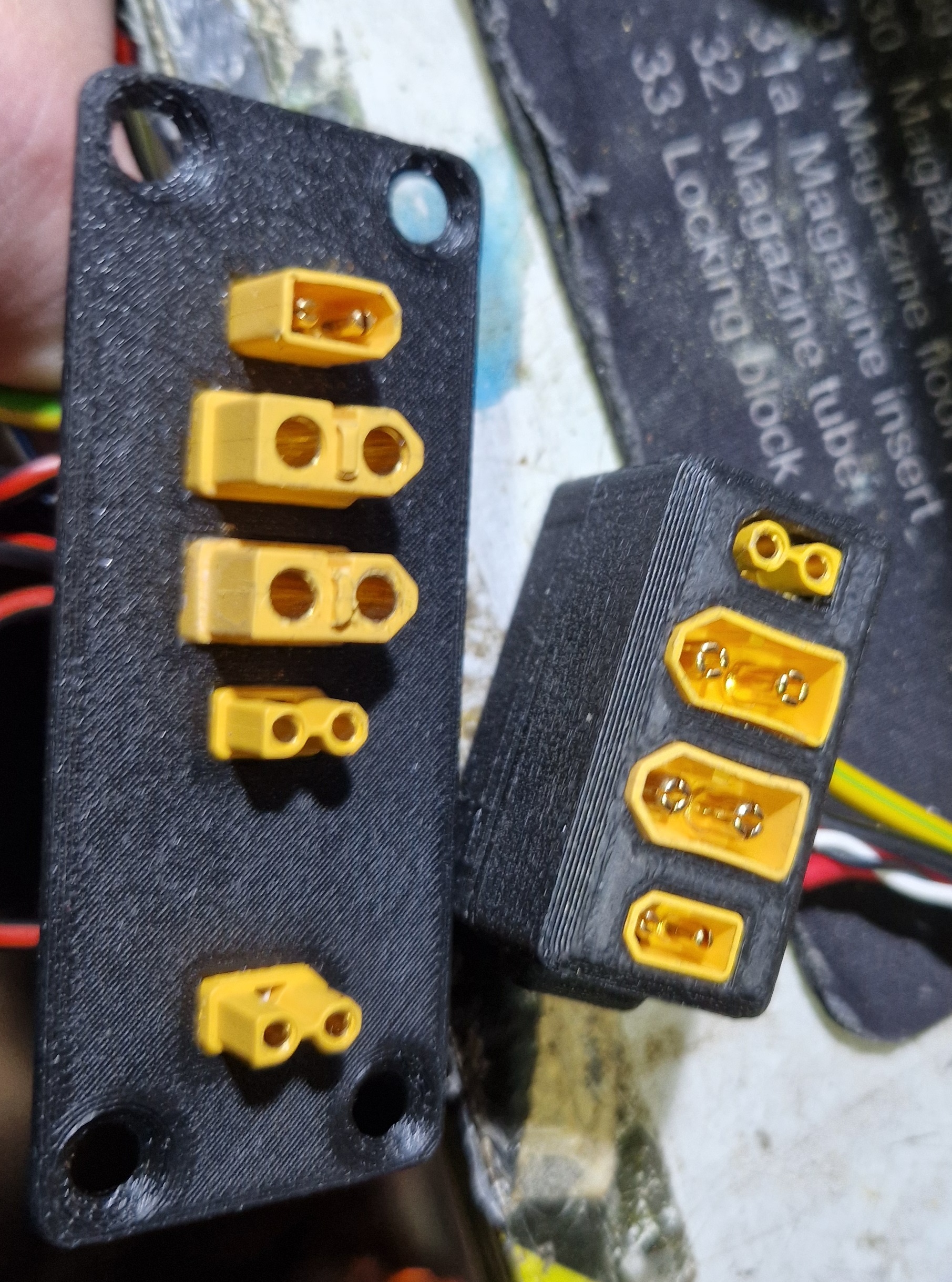 Enclosure Power panel with XT60 and XT30