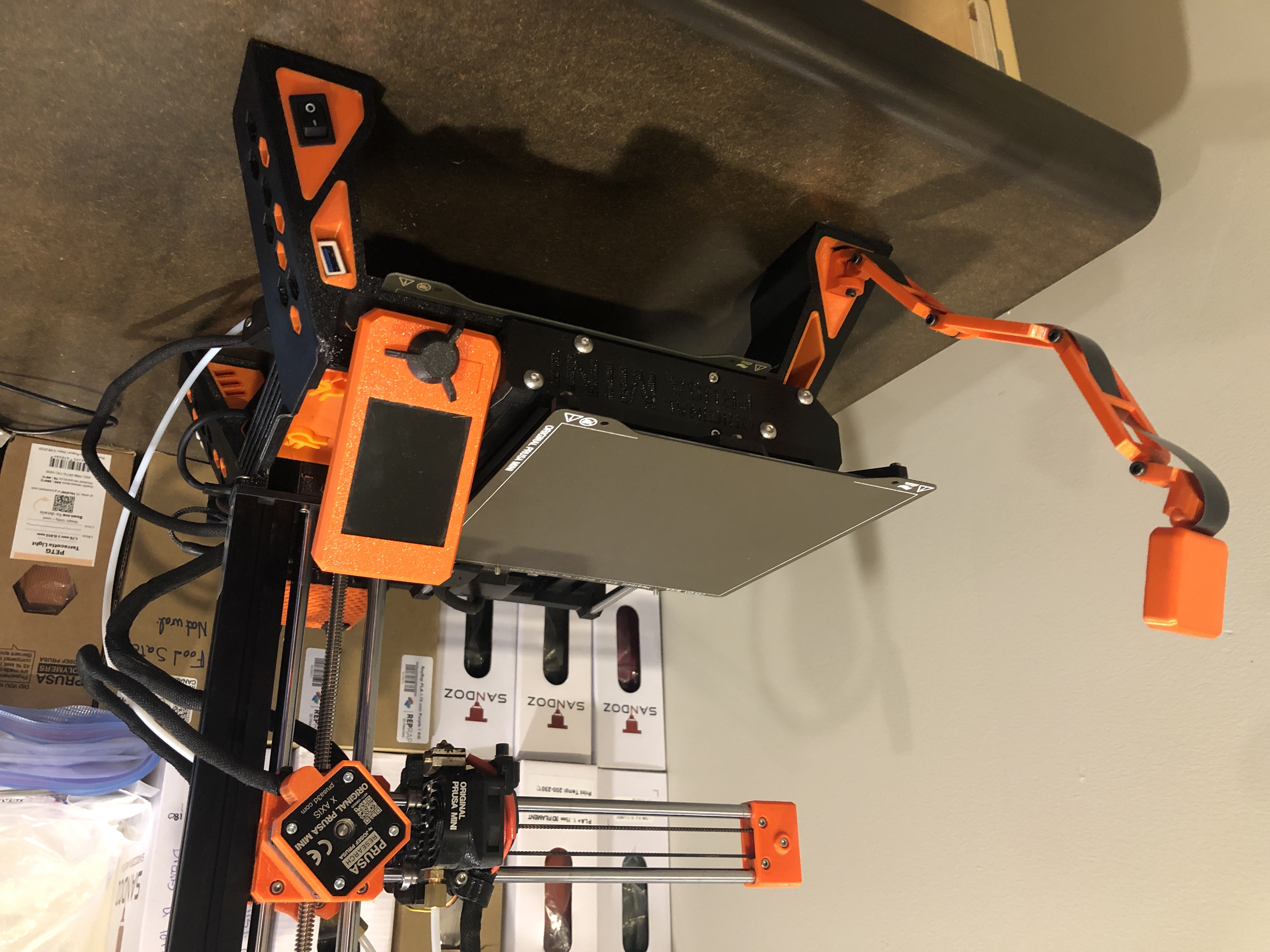 Prusa Mini Base - Camera Arm support