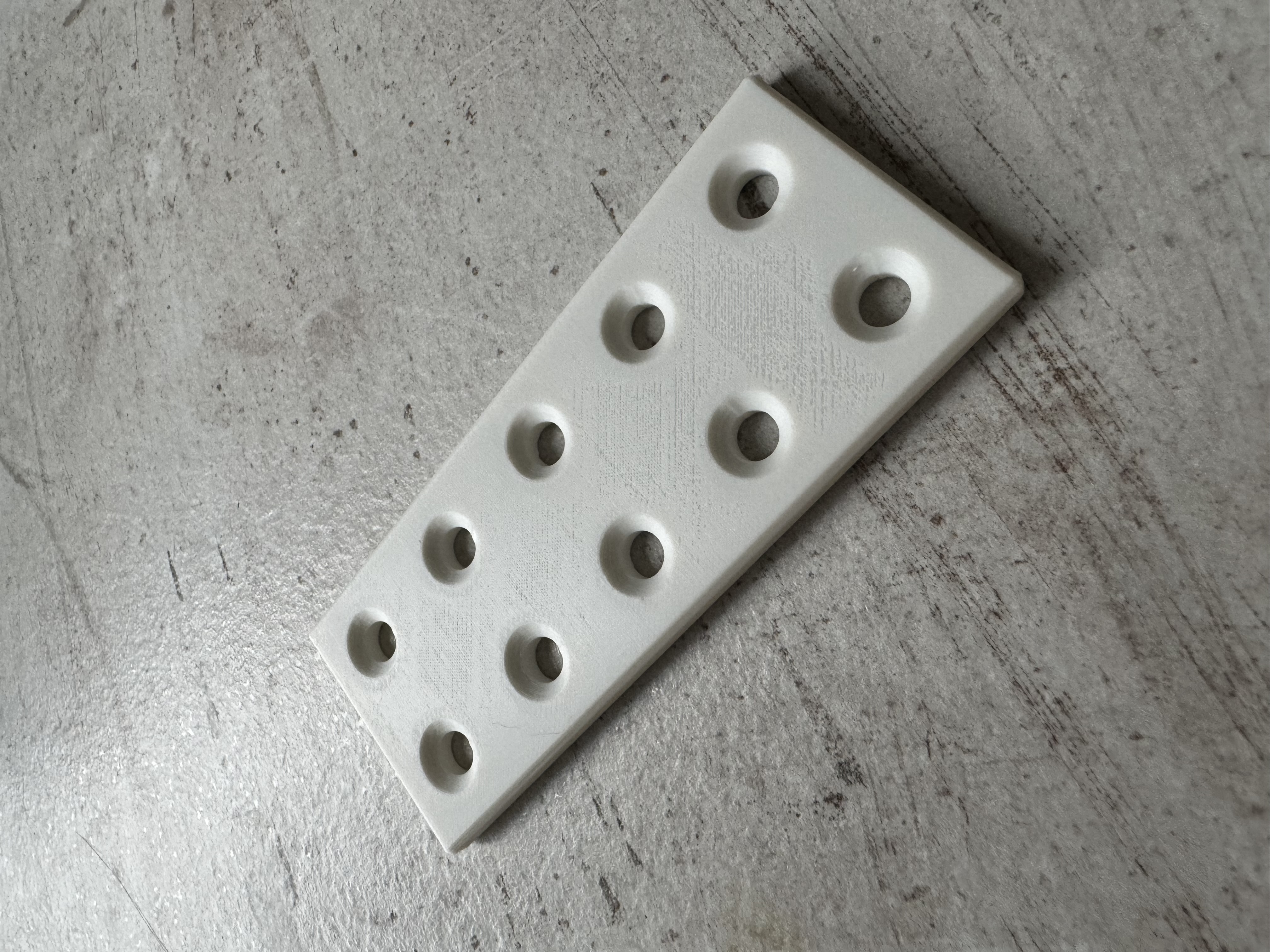 Lochverbinder Platte 10cm Hole 6mm Flat Connector