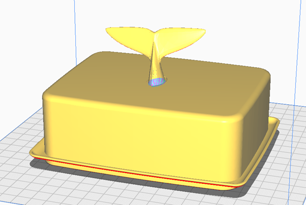 Butter Dish / Box Whale (Butterdose)