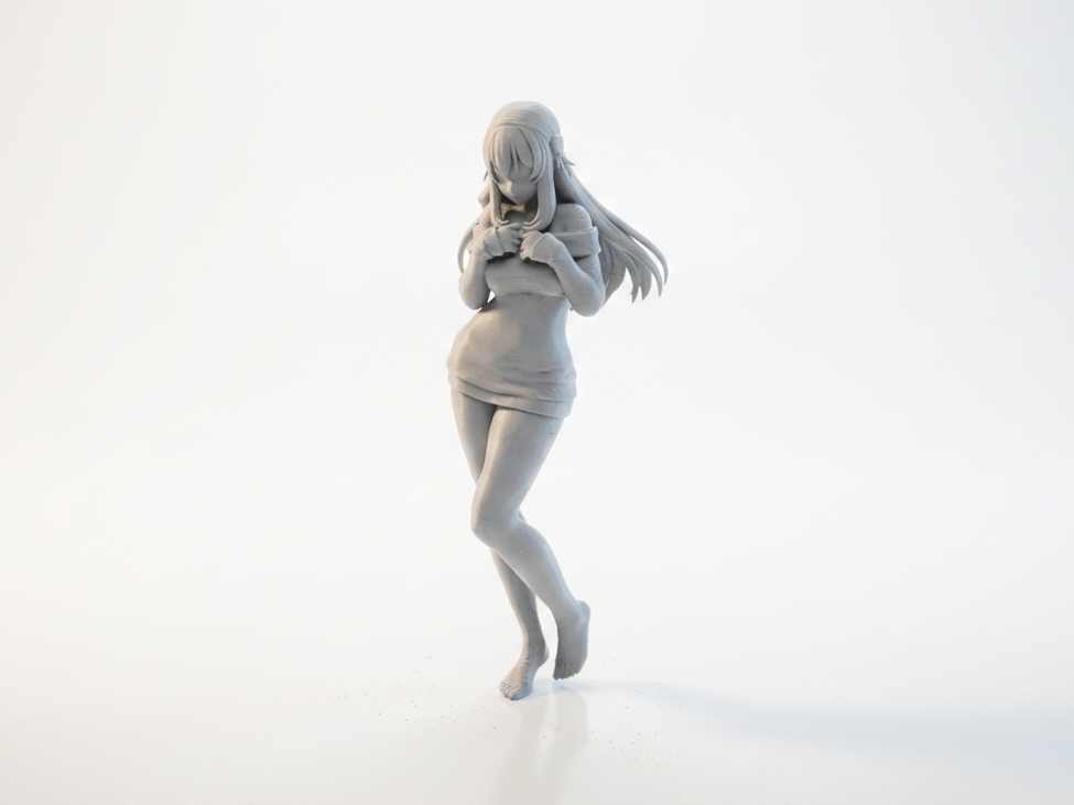 Anime Girl Figurine Manga Collectible 3D Printable