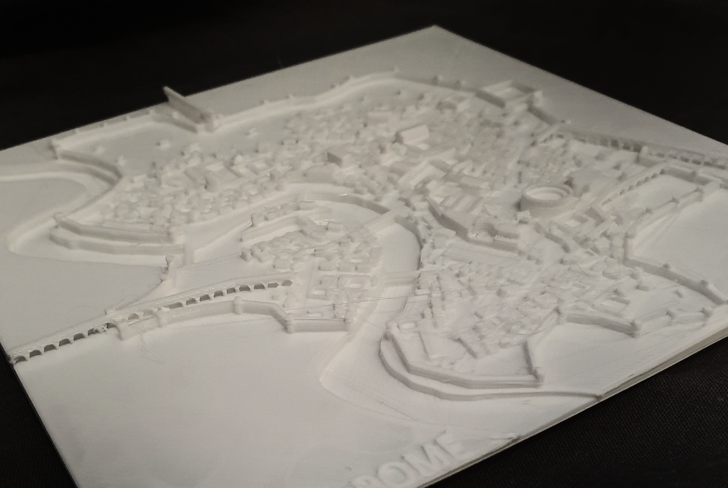 Ancient Rome Cityscape Map - 250 AD