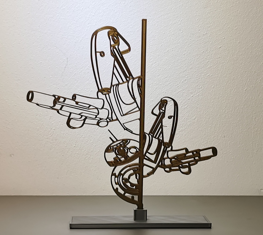 B1 Battledriod 2D to 3D Designer Ed van der Heijden