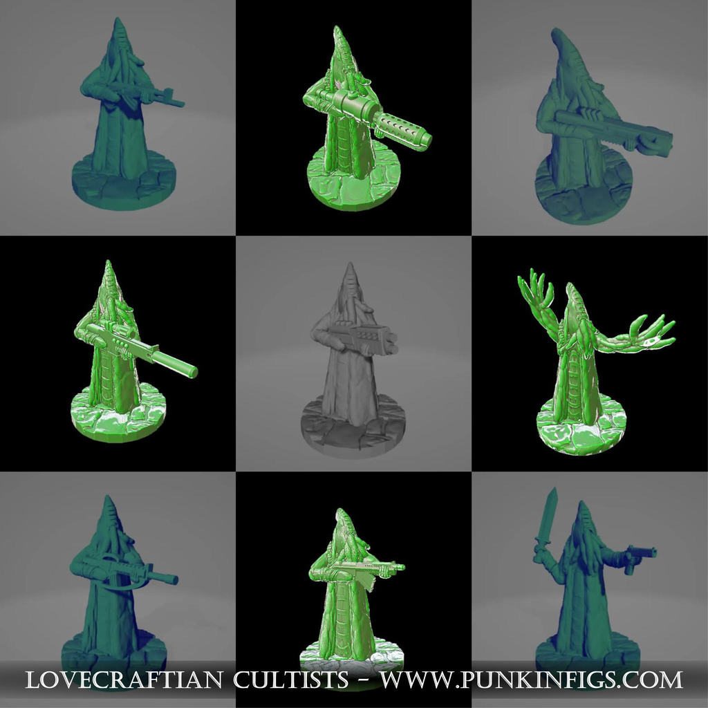 Lovecraftian Cultists (Free Sample!)